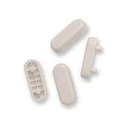PARACOLPI H 12 mm. 4 Pz. COPRIVASO SEDILE WC GOMMINI COPRIWATER LEGNO POLIESTERE