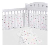 Paracolpi Lettino, 2 Pezzi Paraurti Cot Morbida E Traspirante, Paracolpi per Let