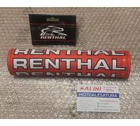 Paracolpi Manubrio Moto RENTHAL Vintage Rosso / Bianco - 240mm P352