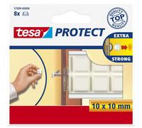 Paracolpi muro Tesa 57899-00000 Bianco Autoadesivo 10 mm x 10 mm 8 pezzi