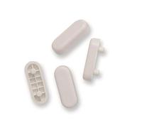 PARACOLPI OVALI H 12 mm. 4 Pz. COPRIVASO SEDILE WC GOMMINI COPRIWATER LEGNO