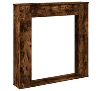 Paracolpi per camino, 100 x 20 x 100 cm, rivestimento in legno di alta qualità per camini e stufe a legna, durevole e facile da montare, soluzione perfetta per un bordo sicuro ed elegante