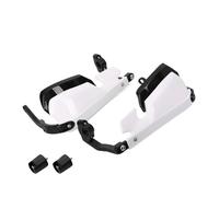 Paracolpi Per Manubrio Moto Paramani Per Moto, Protezione Leve Manubrio In Lega Di Alluminio Per Royal Enfield Himalayan 450 2023-2025 CYPMDW(White Handle plug)