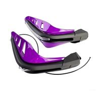 Paracolpi per moto LED ABS Nero Paracolpi per moto LED ABS Nero(purple) | ABS ad alta resistenza, luci LED integrate, protezione completa, per moto, nero o rosso