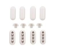 Paracolpi per Sedili WC, Kit Paracolpi in Gomma per Copriwater Termoindurente, Kit Paraurti del Sedile del Water Universale 12 Pezzi