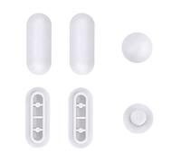 Paracolpi Per Wc, 6 Pezzi Paraurti Water Set Gommini Per Copriwater, Accessorio Ammortizzatore, Copri Sedile Di Ricambio per Toilette (Bianco)