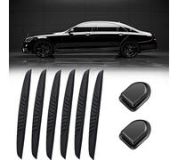 Paracolpi Portiere Auto Nero, Protezione per Portiere Auto, 6 Pezzi Gomma Protezione Portiere Auto, Protezioni Paracolpi Porte Auto, Car Door Bump Protector Sticker, Nero