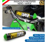 PARACOLPI PROTAPER NERO VERDE MANUBRIO PER GILERA RCR 50