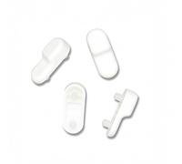 Paracolpi rettangolari mm.45x18 2 perni