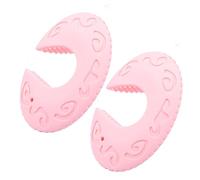 Paracolpo per Dita in Silicone Rosa 2 Pezzi per Porta | Appendere alla Maniglia, Facile da Installare, Design Semplice, Resiste Agli Urti