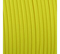 Paracord 550 basic giallo flu 4 mm - 100 mt
