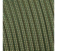 Paracord 550 stripes beige-verde scuro 4 mm - 50 mt