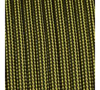 Paracord 550 stripes giallo-nero 4 mm - 100 mt