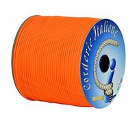 Paracord 550 Type III Basic, Arancio 4 mm - 30 mt, anima 7 fili, 100% Made in Italy 006078531 Corderie Italiane