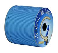 Paracord 550 Type III Basic, Azzurro 4 mm - 200 mt, anima 7 fili, 100% Made in Italy 002078302 Corderie Italiane