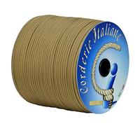 Paracord 550 Type III Basic, beige 4 mm - 10 mt, anima 7 fili, 100% Made in Italy 006078616 Corderie Italiane