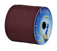 Paracord 550 Type III Basic, bordeaux 4 mm - 10 mt, anima 7 fili, 100% Made in Italy 006078760 Corderie Italiane