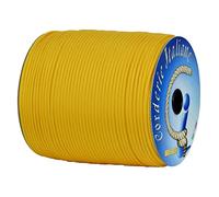 Paracord 550 Type III Basic, giallo 4 mm - 50 mt, anima 7 fili, 100% Made in Italy 006078845 Corderie Italiane