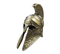 Paracord Bead Helmet, Brass Classic Helmet Charm, Hand-Casted Ornament Accessory, Tacticals Bracciale Button, Ideal for Zipper Pulls, Keychains, Backpacks, Outdoor Gear, Se référer au descriptif