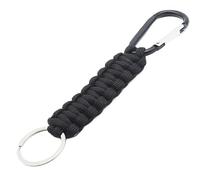 Paracord Carabiner, Paracord Key Chain Clip, Heavy Duty Survival Gear with Keys Holder, Stylish Outdoor Tool, Ideal for Climbing, Backpacking, Hiking, Camping, Trave, 6.1x0.98 Inches