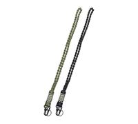 Paracord Keychain for Keys - 2 Pieces Heavy-Duty Outdoor Gear with Keyring | Backpack Charm Paracord Keychain for Whistle Phone Travel Commuting Camping Teens Adults