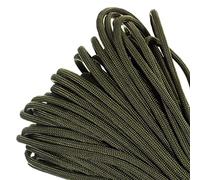PARACORD PLANET - Genuine Type III 550 Paracord Nylon Colori Taglie Multiple - Resistenza alla trazione 550 LB (Olive Drab, 50 Piedi)