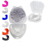 Paradenti per bambini, scudo per la bocca, per bambini, ragazzi, scuola, sport, combattimento, rugby, calcio, hockey, Muay Thai, MMA boxe, arti marziali, pallacanestro con custodia