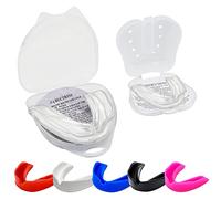 Paradenti per boxe, per donne, adulti, giovani, junior, modellabili, con custodia, per MMA, hockey, rugby, basket, Muay Thai, MMA