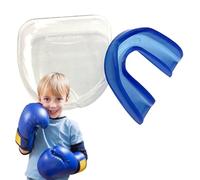 Paradenti per boxe, sport, wrestling, per boxe, basket, calcio, hockey, con custodia, per karate, basket e lacrosse