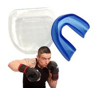 Paradenti per boxe, sport, wrestling, per boxe, basket, calcio, hockey, con custodia, per karate, basket e lacrosse