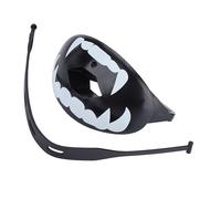 Paradenti Protettore per Denti, Protettore per Denti in TPR per Uso Alimentare in 4 Colori per Boxe, Calcio, Rugby, Sport (Denti su sfondo nero