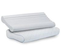 PARADIES Cuscino cervicale 40 x 80 cm - ReVita Ergonomic - Certificato IGR - Cuscino ergonomico per cervicale altezza 10 cm