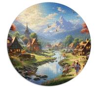 Paradise 1000 Pezzi Di Puzzle Rotondo Classico Regali Antistress Per Adulti E Bambini 1000pcs (67.5x67.5cm)