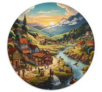 Paradise 1000 Piece Science Fiction Jigsaw Puzzle For Adults Family Challenge Toys Stress Relief Puzzle Exercise The Memory of The Brain for Adults And Kids, Age 12 Years Up 1000pcs (67.5x67.5cm)