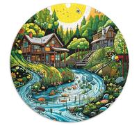 Paradise 1000 Pieces Science Fiction Jigsaw Puzzles For Adults Challenging Game Stress Relieving Entertainment Cultivate The Spirit of Teamwork for Adults And Kids, Age 12 Years Up 1000pcs (67.5x67.5c