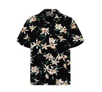Paradise Found Camicia 'Tom Selleck Star Orchid' nero Uomo - PROMO - Taglie forti - Camicie da uomo Paradise Found XXL