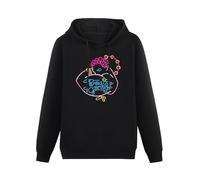 Paradise Garage Dance Music Party Symbol Hoody Unisex Long Sleeve Hooded with Pocket Black L
