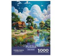 Paradise Jigsaw Puzzle Impossible 1000 Pezzi Decorazione Per La Casa. Rilassamento E Intelligence Per Adulti E Ragazzi Da 14 Anni 70x50cm/1000pcs