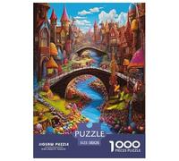Paradise Jigsaw Puzzle Impossible 1000Pcs Decorazione Per La Casa. Rilassamento E Intelligence Per Adulti E Bambini Da 12 Anni 38x26cm/1000pcs