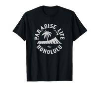 Paradise Life - Palma Diamondhead Honolulu Hawaii Maglietta