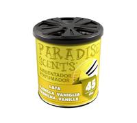 Paradise Scents Deodorante in Gel profumato in lattina da 100 g. Profumo di Vaniglia. Profumo Piacevole e di Lunga Durata. Perfetto per l'auto, la casa o L'Ufficio.