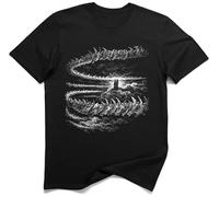 Paradiso Canto 18 Illustrazione Sfera Angelica Maglietta (M, Nero)