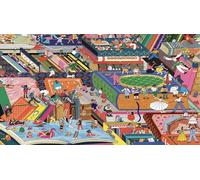 Paradiso dei Libri Giganti Puzzle 1000 Pezzi,dai 14 Anni,Decorazione Casa,Idea Regalo,Adulti E Ragazzi,Sfida Impossibile,Cartone Di Qualità,Gioco Educativo,Antistress 52x38cm