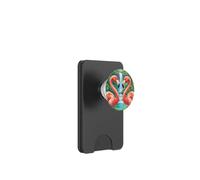 Paradiso della giungla della cascata dei fenicotteri tropicali PopSockets PopWallet per MagSafe