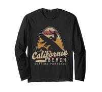 Paradiso per Il Surf sulla Spiaggia della California Los Angeles Surf Co. Maglia a Manica