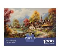 Paradiso Puzzle 1000 Pezzi Adulti In ponte autunno Incastro Perfetto,Un Busta Di Puzzle A Rompicapo Per Enigma Ultra Difficile,Ideale Per Serata Giochi in Scatola,Il Miglior Regalo Per Gli Amanti D