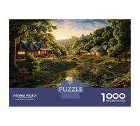 Paradiso Puzzles 1000 Pezzi In Cottage foresta Colori Brillanti, Un Gioco Di Puzzle Per Pace Interiore, Ideale Per Attività in Famiglia, Regalo Di Compleanno Originale 38x26cm/1000pcs