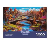Paradiso Puzzles Giogattotoli Sfida Regalo 1000 Pezzi Classici città fantasy Puzzle Decora La Casa Sfide Divertenti Per Adulti E Bambini Da 12 Anni 70x50cm/1000pcs
