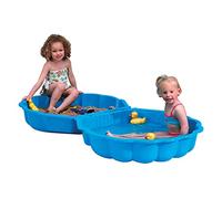 Paradiso Toys T00752 Sand/Water Box Shell Shape, Blu, 86 x 80 x 20 cm