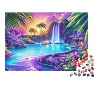 Paradiso tropicale Puzzle 1000 Pezzi Carta riciclata per adulti Puzzle per adulti Gioco difficile e stimolante Gioco familiare divertente Ottima idea regalo per il relax 38x26cm/1000pcs